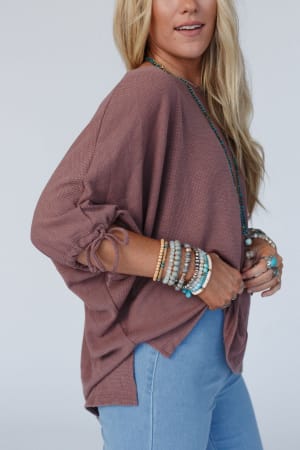 little-lark-puff-sleeve-tee-mulberry/Mulberry