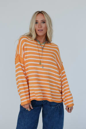 all-my-stripes-oversized-sweater-apricot/Apricot