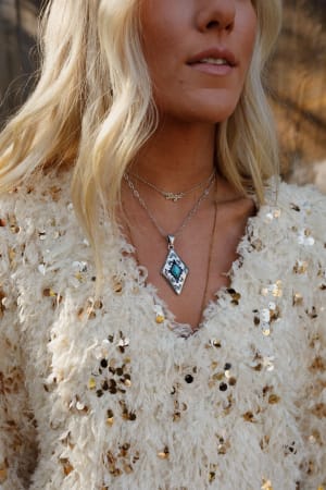 Desert Diamond Turquoise Necklace: undefined