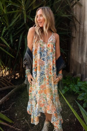 Brown Floral
