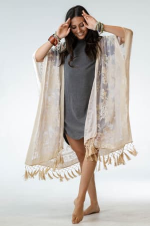 Crushin' On You Velvet Kimono: undefined