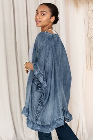 Robbie Denim Jacket: Blue
