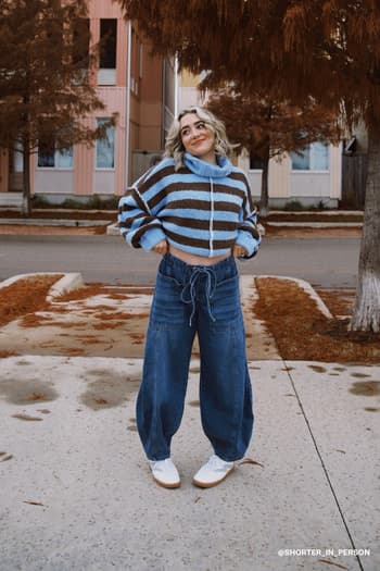 above-it-all-barrel-jeans-medium-wash/Blue