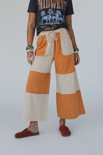 coastal-colorblock-pants-camel/Camel