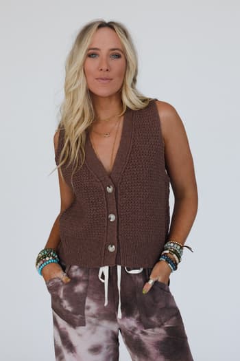 aire-sweater-vest-brown/Brown