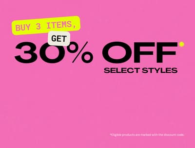 Buy 3, Get 30% Off
