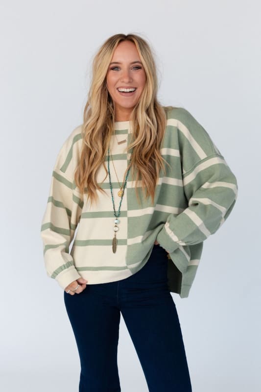 Cute on sale striped sweater