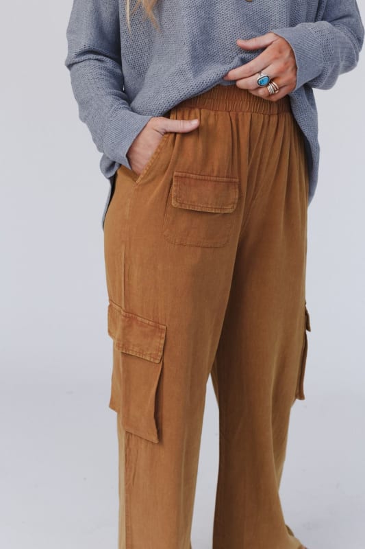 BDG Brown Corduroy Cargo Jeans