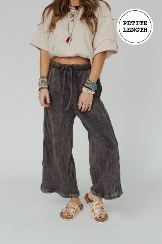 HallieDaily : Cropped Top and Wide Leg Pants