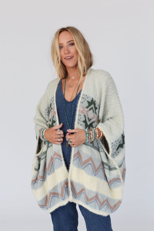 Kimono sleeve 2025 cardigan sweater