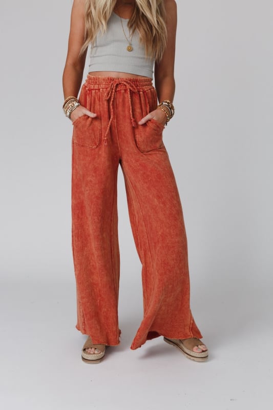 Relaxing Robin Wide Leg Pant - New Teal