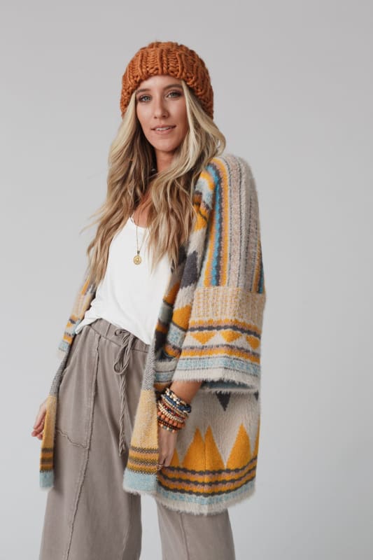 Boho Oversized Cardigan – The Industree