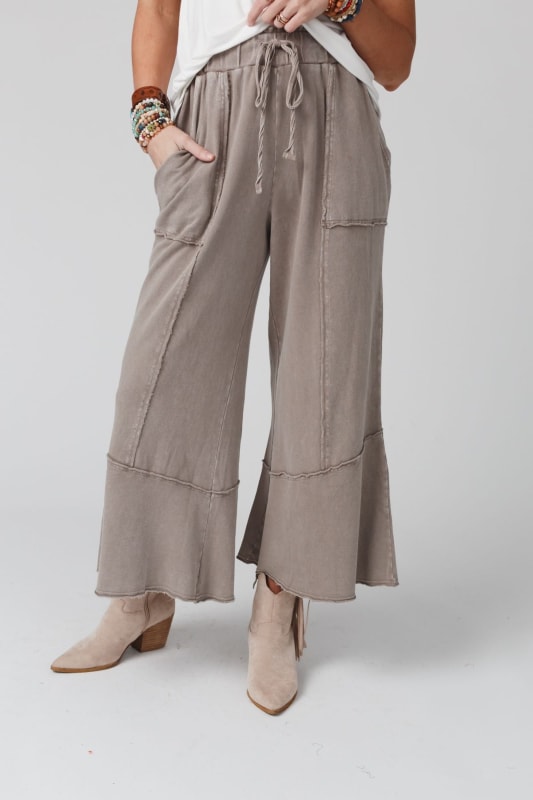 Soft Surroundings Women's Black Pull on 100% Linen Pants Elastic Waist 